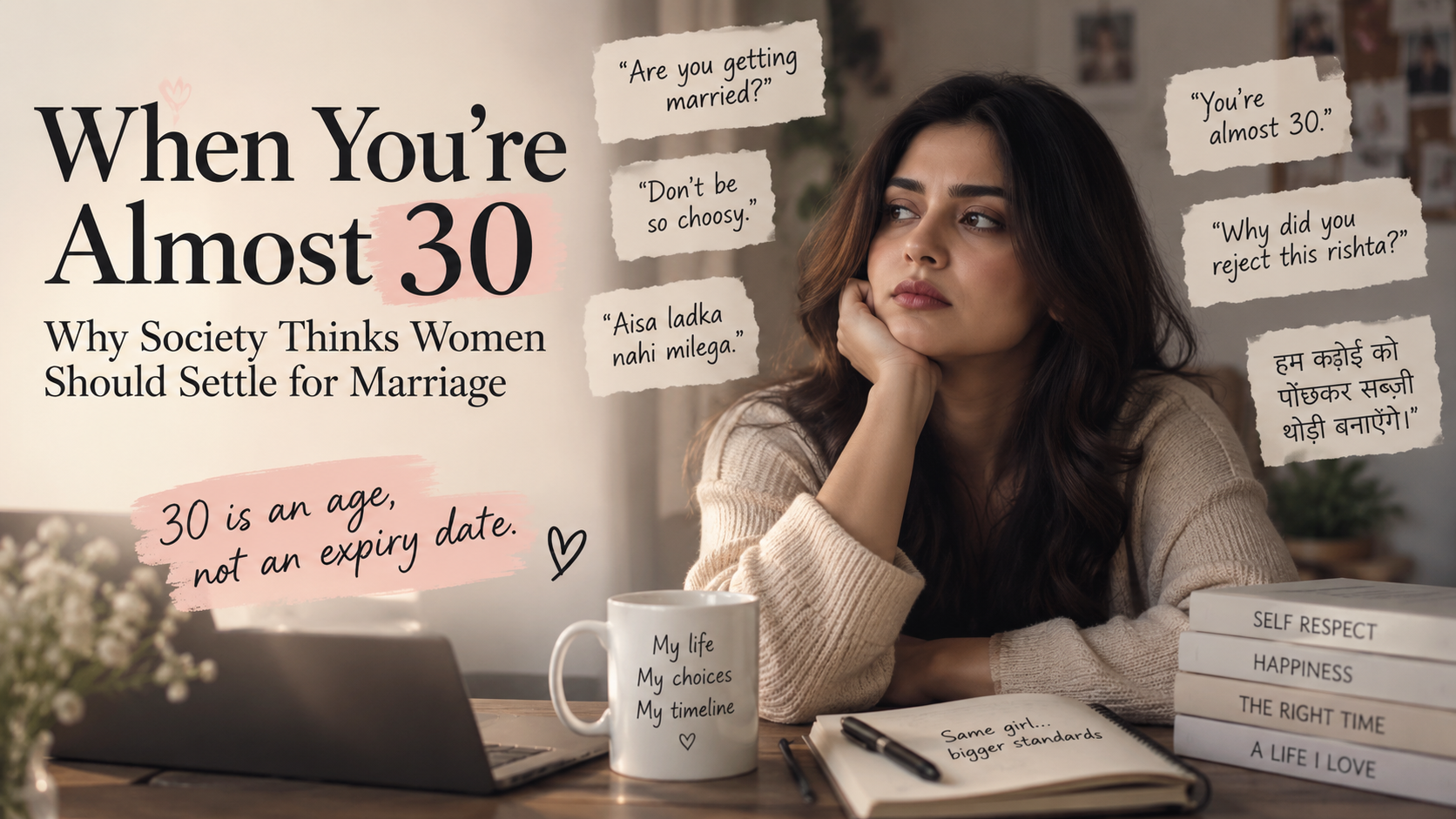 When You’re Almost 30: Why Society Thinks Women Should Settle for Marriage
